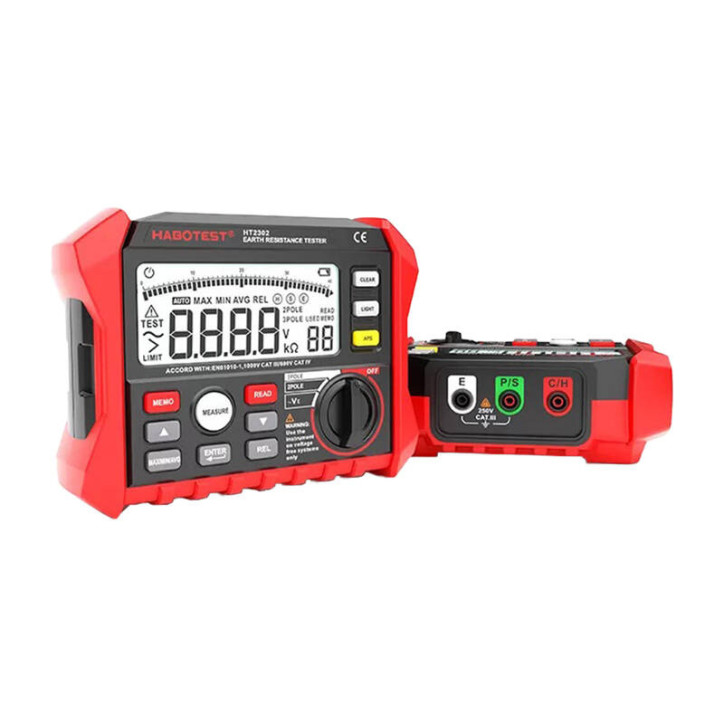 Misuratore di Resistenza di Terra Digitale Habotest HT2302