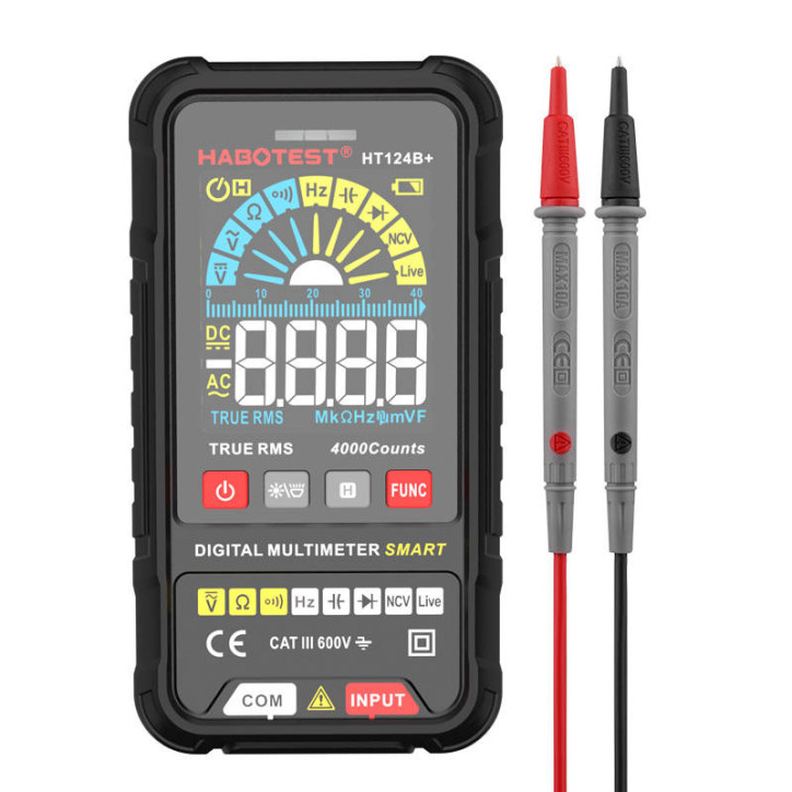 Multimetro Digitale Universale Habotest HT124B+