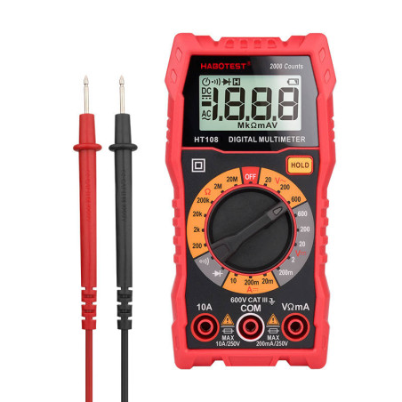 Multimetro Digitale Universale Habotest HT108L