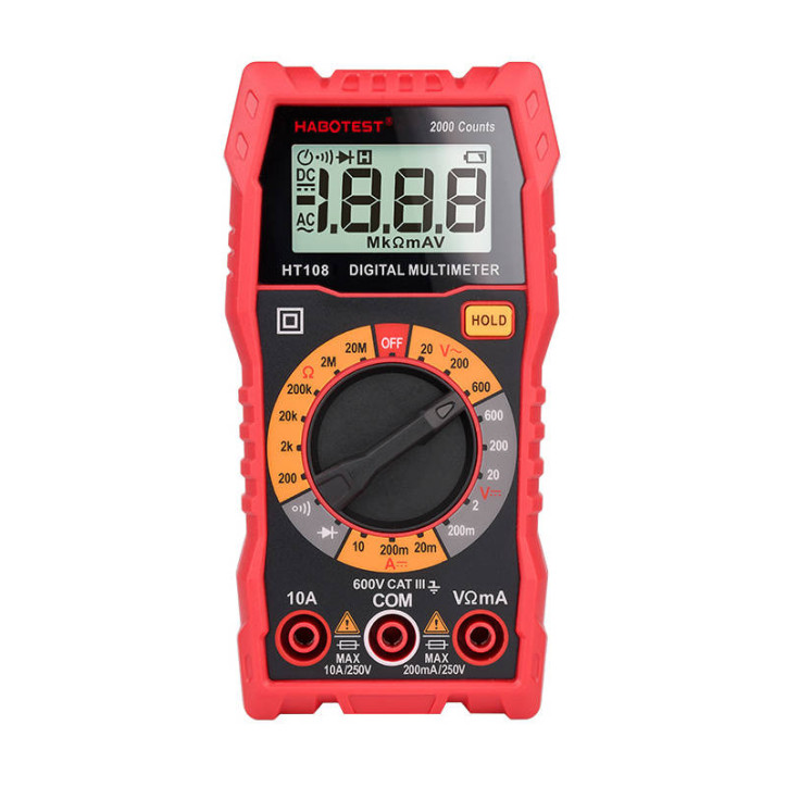 Multimetro Digitale Universale Habotest HT108L