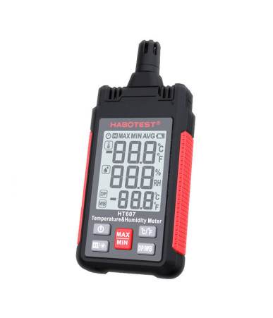 Temperature & Humidity Meter Habotest HT607
