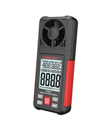 Habotest HT605 Anemometro Digitale Misuratore Velocità Vento