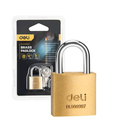Deli Tools brass padlock EDL508907