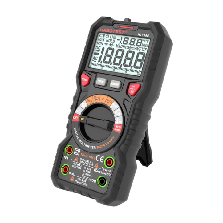 Multimetro Digitale Habotest HT118E True RMS NCV