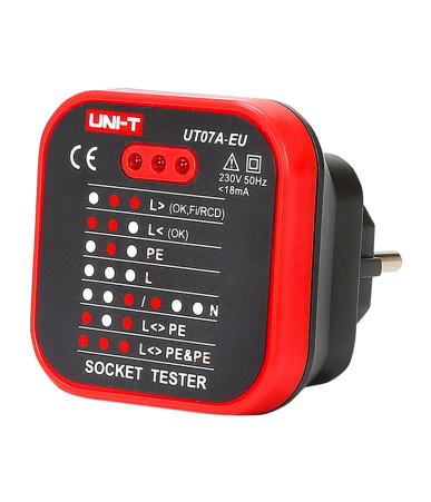 UNI-T UT07A-EU power outlet tester