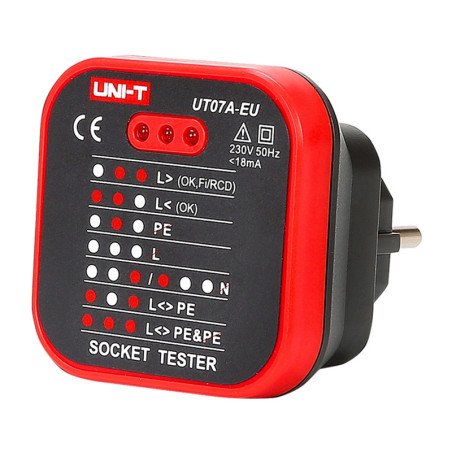 UNI-T UT07A-EU Tester prese elettriche