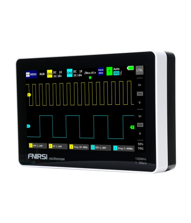 FNIRSI 1013D Oscilloscopio Tablet 100MHz 1GS/s Touchscreen 7"