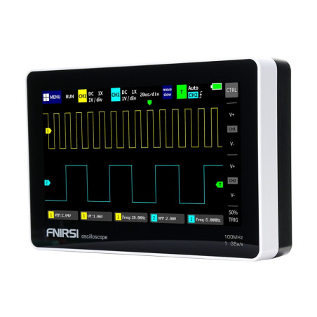 FNIRSI 1013D Oscilloscopio Tablet 100MHz 1GS/s Touchscreen 7"