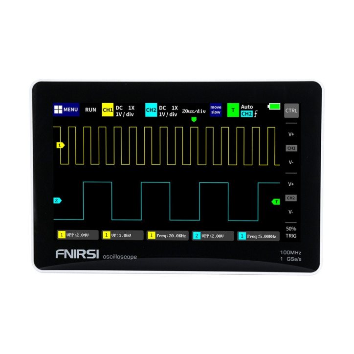 FNIRSI 1013D 7" portable tablet oscilloscope
