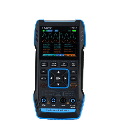 FNIRSI 2C23T Oscilloscopio Multimetro Generatore di Segnali 3-in-1