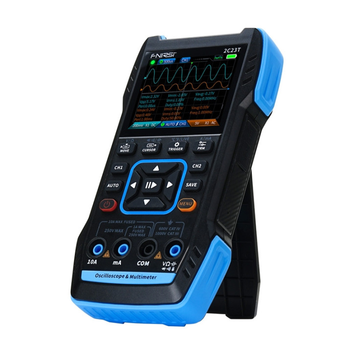 Portable 3-in-1 oscilloscope FNIRSI 2C23T multimeter signal generator