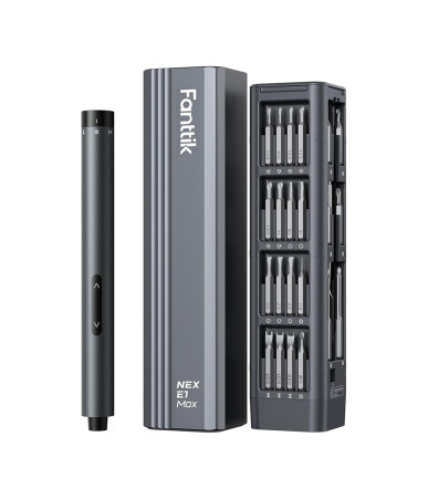 Fanttik E1 Max Set Cacciaviti Elettrici 50 Punte Grigio