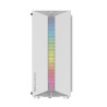 darkFlash DK151 Case PC Mid Tower Bianco con 3 ventole RGB