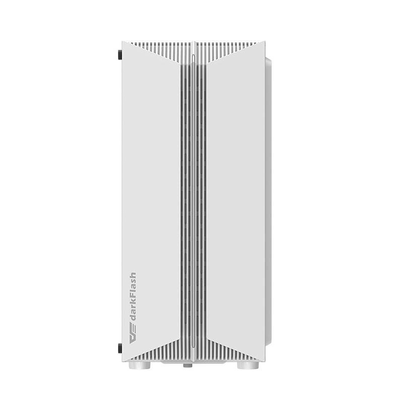 darkFlash DK151 Case PC Mid Tower Bianco con 3 ventole RGB