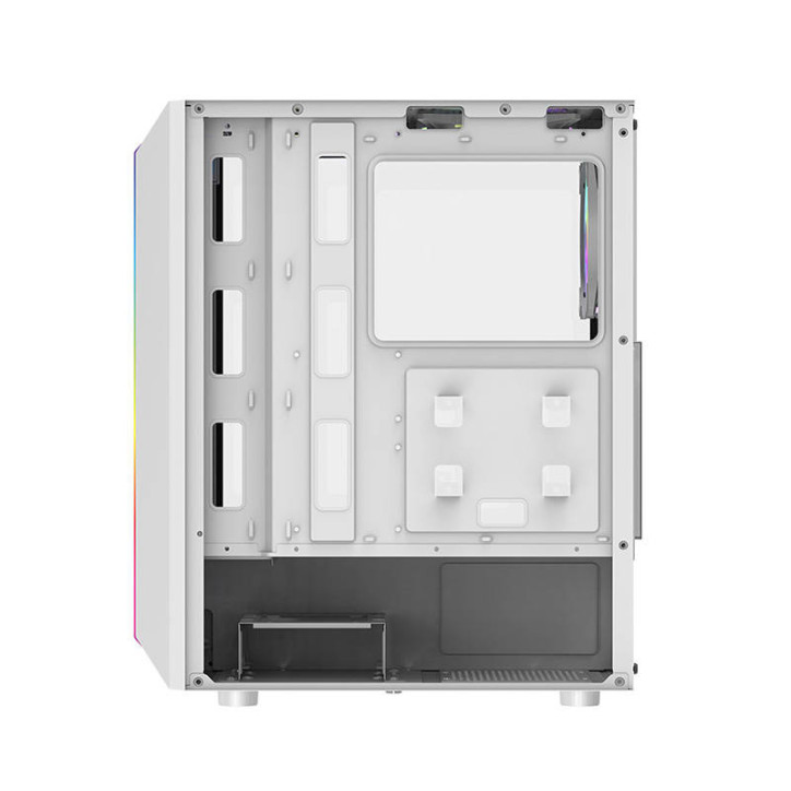 darkFlash DK151 Case PC Mid Tower Bianco con 3 ventole RGB