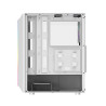 darkFlash DK151 Case PC Mid Tower Bianco con 3 ventole RGB