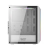 darkFlash DK151 Case PC Mid Tower Bianco con 3 ventole RGB