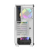 darkFlash DK151 Case PC Mid Tower Bianco con 3 ventole RGB