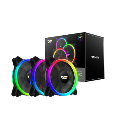 darkFlash DR12 Pro 3in1 120mm ARGB Ventole Case Nero