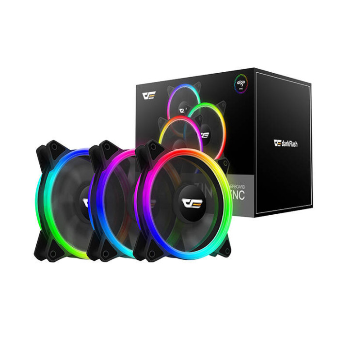 darkFlash DR12 Pro 3in1 120mm ARGB Ventole Case Nero darkFlash DR12 Pro 3in1 120mm ARGB Ventole Case Nero