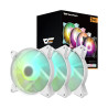 Set Ventole Computer ARGB Darkflash C6 3in1 120x120 (Bianco)