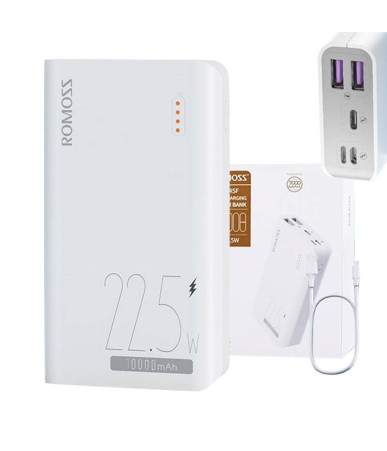 Powerbank Romoss SENSE4SF 10000mAh, 22.5W Bianco
