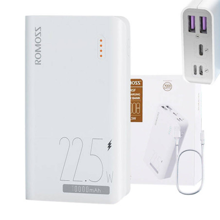 Powerbank Romoss SENSE4SF 10000mAh, 22.5W Bianco