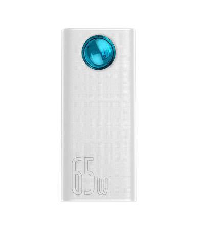 Powerbank Baseus Amblight 30000mAh, 4xUSB, USB-C, 65W (Bianco)
