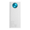 Powerbank Baseus Amblight 30000mAh, 4xUSB, USB-C, 65W (Bianco)