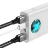 Powerbank Baseus Amblight 30000mAh, 4xUSB, USB-C, 65W (Bianco)