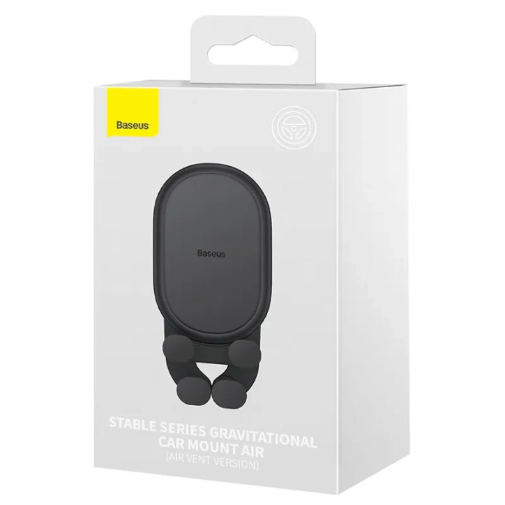 Baseus Supporto Auto Gravitazionale per Griglia di Ventilazione (Nero)