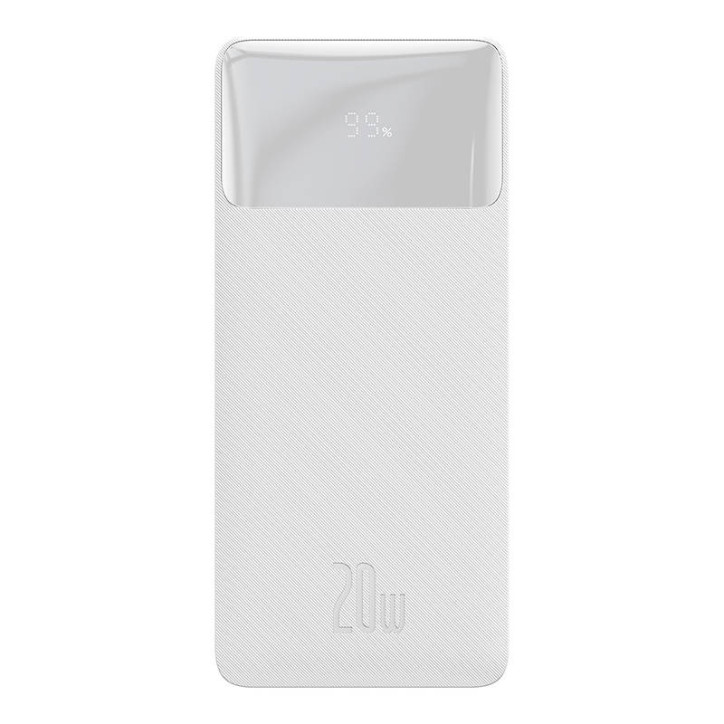 Powerbank Baseus Bipow 10000mAh, 20W (white)