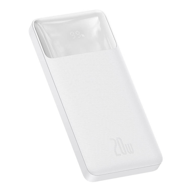 Powerbank Baseus Bipow 10000mAh, 20W Bianco