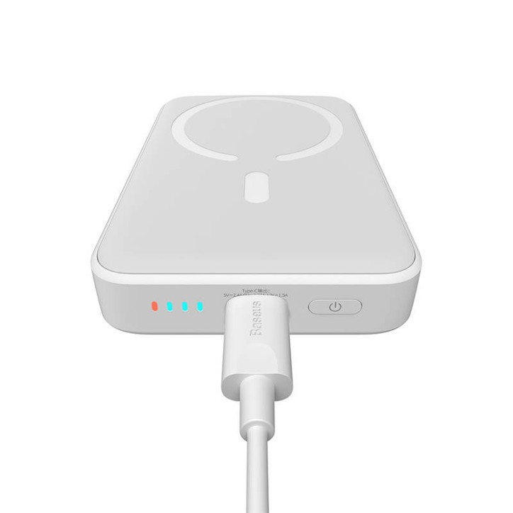 Powerbank Baseus Magnetic Mini 10000mAh Bianco USB-C 20W MagSafe