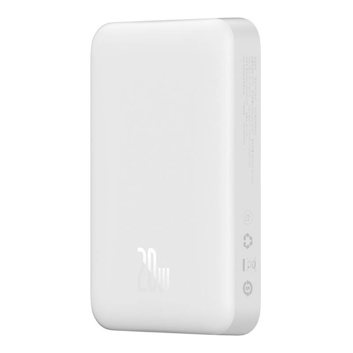 Powerbank Baseus Magnetic 10000mAh USB-C 20W MagSafe Bianco