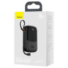 Powerbank Baseus Qpow PRO 20000mAh, 20W con cavo Lightning, USB-C e USB (Nero)