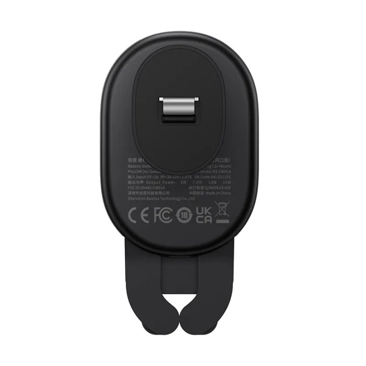 Baseus Supporto Auto Gravitazionale Wireless 15W Nero