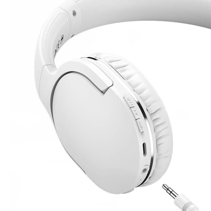 Baseus Encok D02 Pro Cuffie Wireless (Bianco)