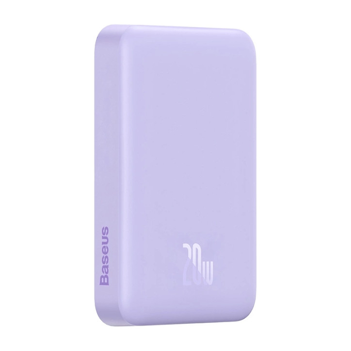 Powerbank Baseus Magnetic Mini 10000mAh, USB-C  20W MagSafe (purple)