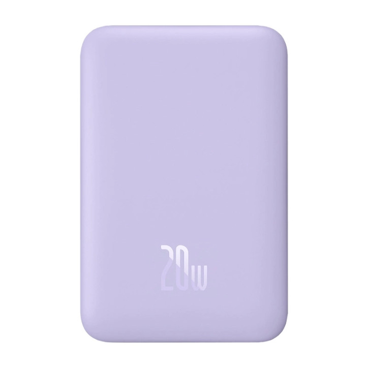 Powerbank Baseus Magnetic Mini 10000mAh, USB-C  20W MagSafe (purple)