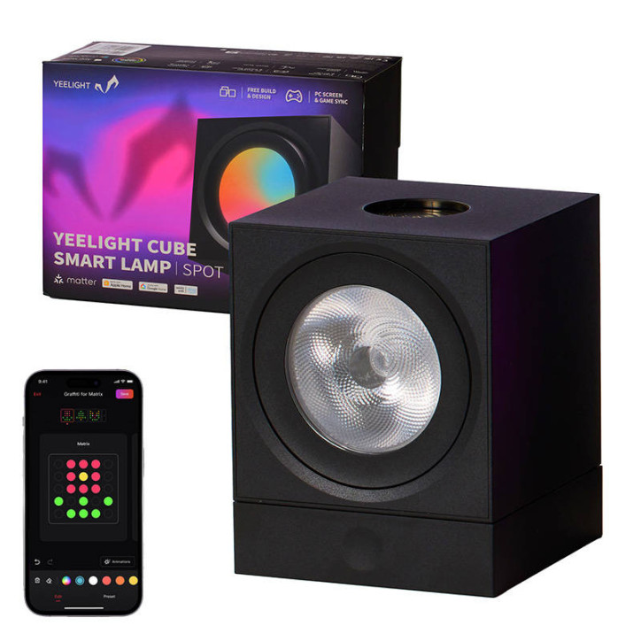 Yeelight Cube Light Lampada Smart Gaming Spot - Base