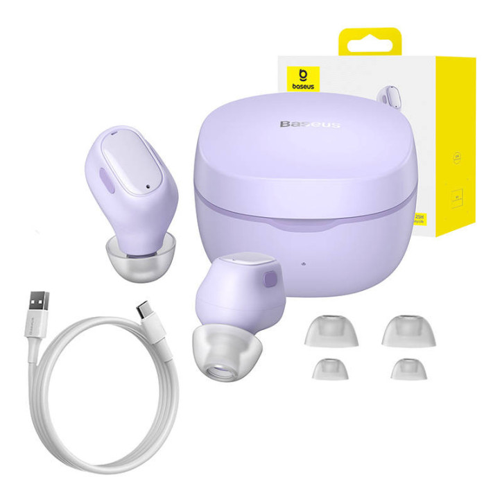 Baseus Bowie WM01 True Wireless Earphones Viola