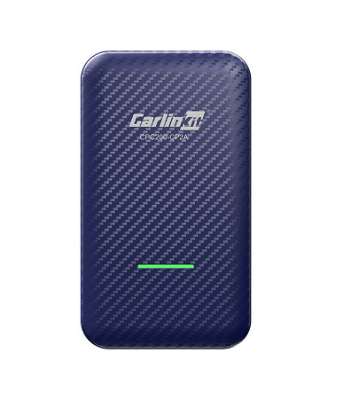 Carlinkit CP2A wireless adapter Apple Carplay/Android Auto (blue)