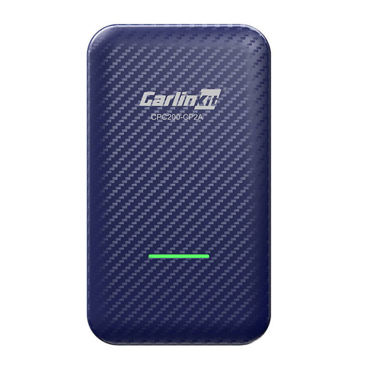 Carlinkit CP2A Adattatore Wireless Apple CarPlay / Android Auto (Blu)