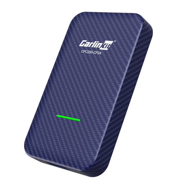 Carlinkit CP2A Adattatore Wireless Apple CarPlay / Android Auto (Blu)