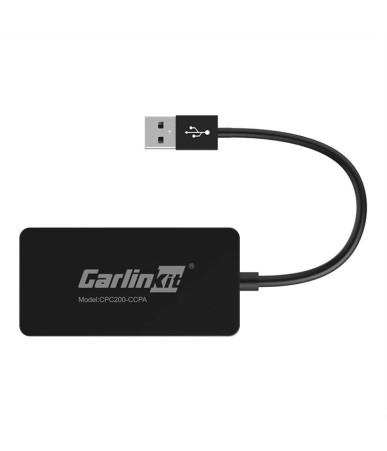 Carlinkit CCPA Adattatore Wireless Apple CarPlay / Android Auto (Nero)