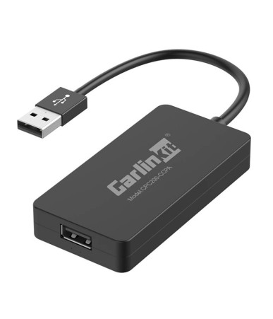 Carlinkit CCPA Adattatore Wireless Apple CarPlay/Android Auto (Nero)