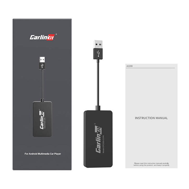 Carlinkit CCPA Adattatore Wireless Apple CarPlay / Android Auto (Nero)