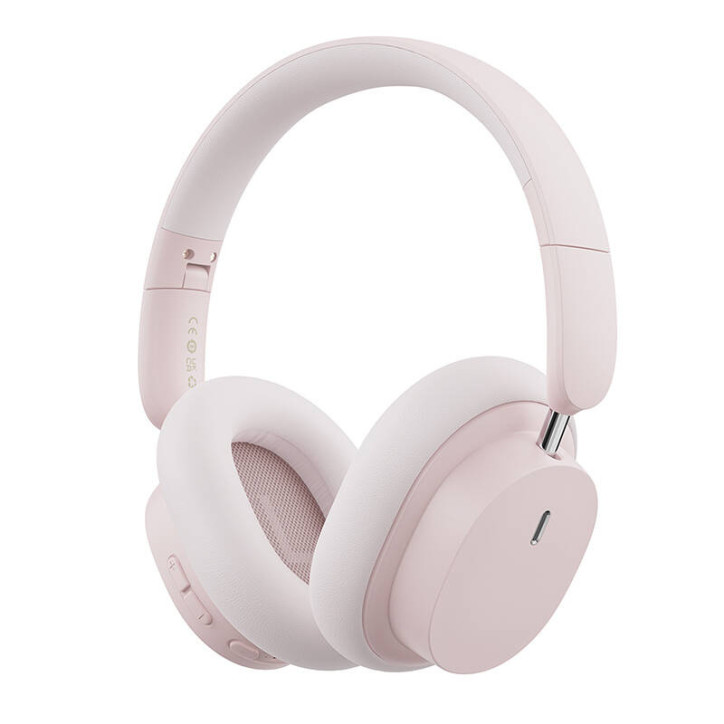 Baseus Bowie D05 Cuffie Wireless Bluetooth 5.2 Rosa Dorato