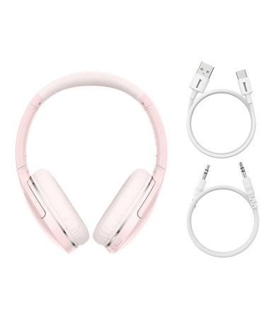 Baseus Encok D02 PRO Cuffie Wireless Rosa